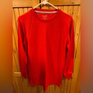 Architect Vibrant Red Long Sleeve Top